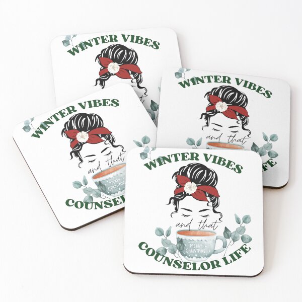 Item preview, Winter vibes and that counselor life, School counselor winter themed design designed and sold by BeBraveStore.