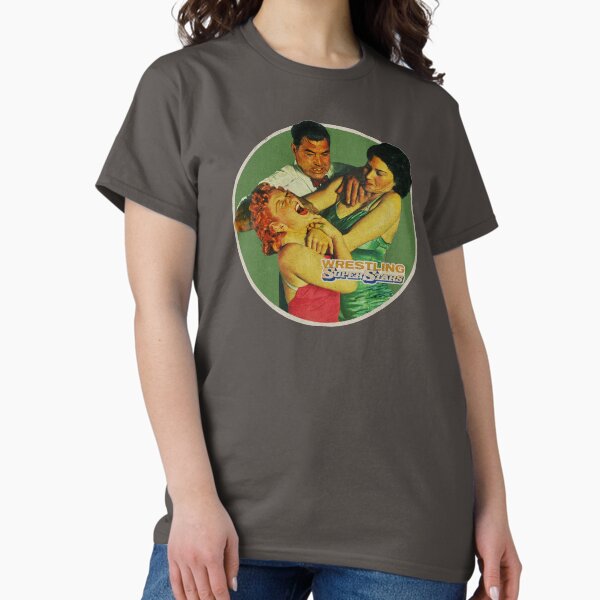 Item preview, Vintage Ladies Wrestling designed and sold by Kujo Dangerous Vintage.