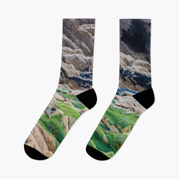 Item preview, Côte Sauvage - cliff at low tide designed and sold by OskiOnTour.