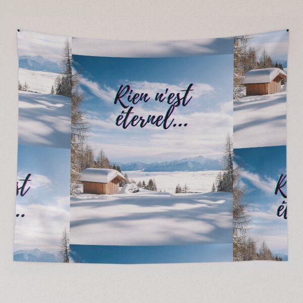 Item preview, Nothing lasts forever - popular french quotes theme gifts  designed and sold by RebelliousRosee.
