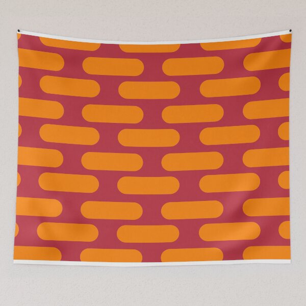 Item preview, Simple flat pattern - Red & Orange designed and sold by llooddroos.