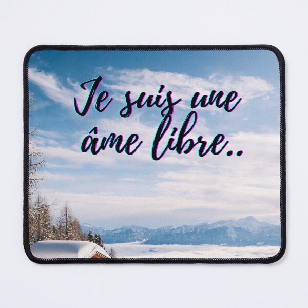 Item preview, I am a free soul - popular french quotes theme gifts designed and sold by RebelliousRosee.