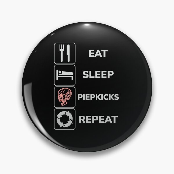 Item preview, Eat Sleep Piepkicks Repeat designed and sold by SPAZE-Typo.