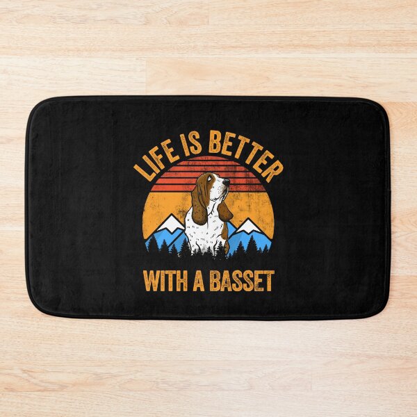 Item preview, Life Is Better With A Basset Vintage Distressed Dog Gift  designed and sold by Guarddogdrive.