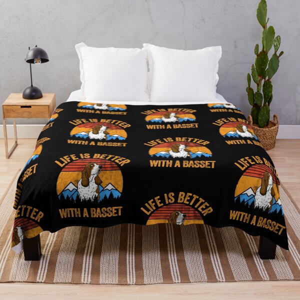 Item preview, Life Is Better With A Basset Vintage Distressed Dog Gift designed and sold by Guarddogdrive.