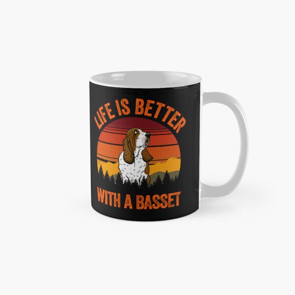 Item preview, Life Is Better With A Basset Vintage Country Dog Gift  designed and sold by Guarddogdrive.