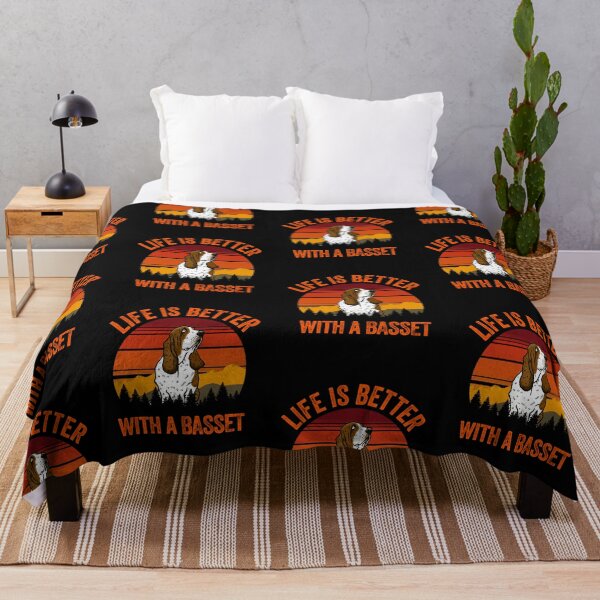 Item preview, Life Is Better With A Basset Vintage Country Dog Gift designed and sold by Guarddogdrive.