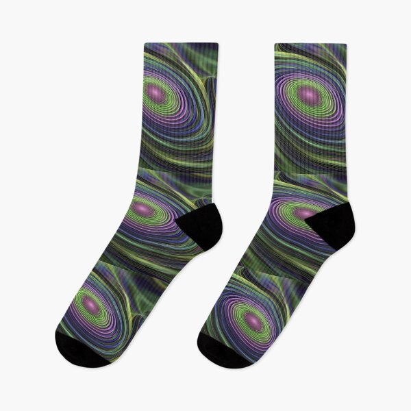 Item preview, Mar de verdes- espiral fractal designed and sold by Juliet Thomas.