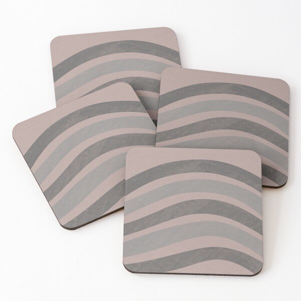 Item preview, Textured Wavy Lines Curvy Stripes Pattern Boho Style Cute Aesthetic Deep Blue & Sand designed and sold by scorpiolane.