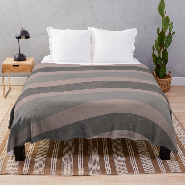 Item preview, Textured Wavy Lines Curvy Stripes Pattern Boho Style Cute Aesthetic Deep Blue & Sand designed and sold by scorpiolane.
