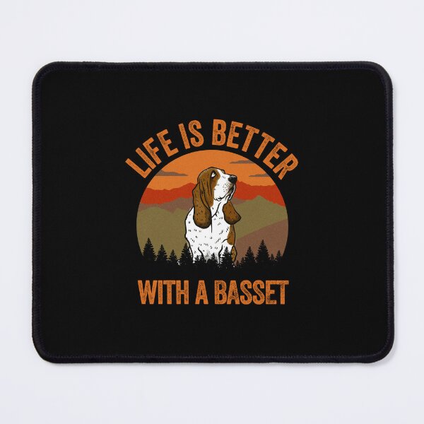 Item preview, Life Is Better With A Basset Vintage Country Dog Gift  designed and sold by Guarddogdrive.