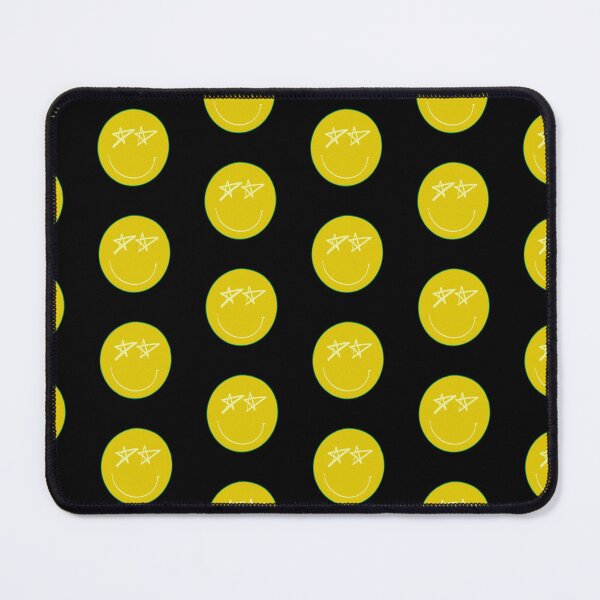 Item preview, Yellow Smile Smiley Face with Drawing Star Eyes Design designed and sold by theprintedclub.
