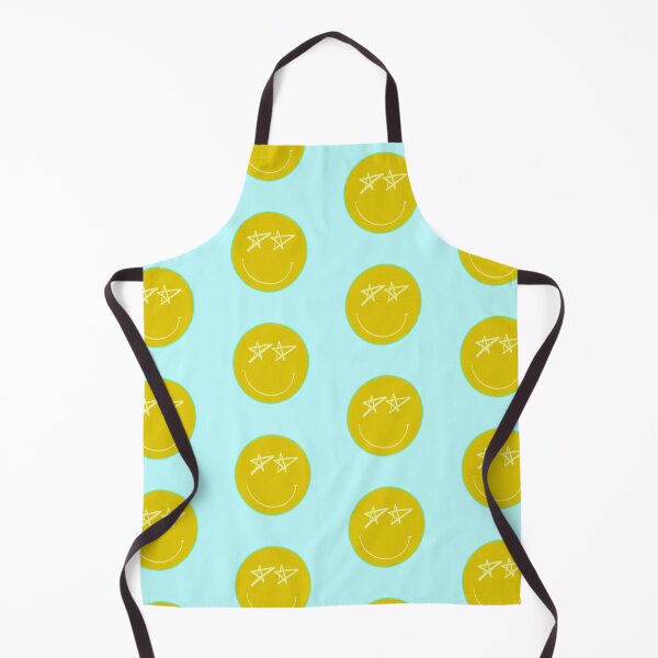 Item preview, Yellow Smile Smiley Face with Drawing Star Eyes Design designed and sold by theprintedclub.