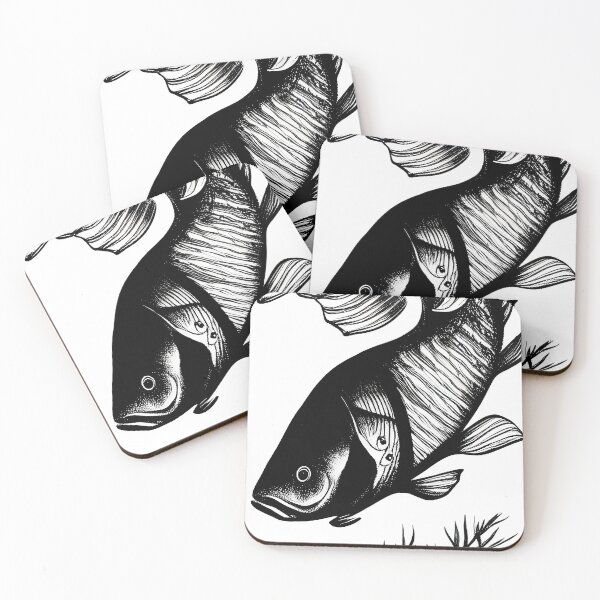 Item preview, Black and white fish designed and sold by OverAltruist.