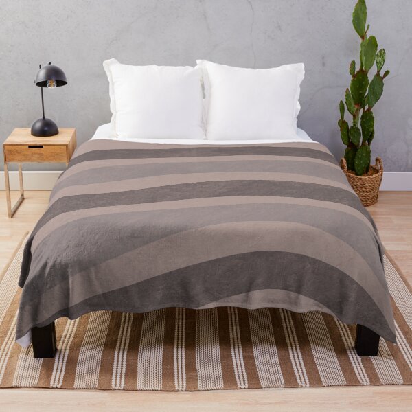Item preview, Textured Wavy Lines Curvy Stripes Pattern Boho Style Cute Aesthetic Gray Blue & Sand designed and sold by scorpiolane.