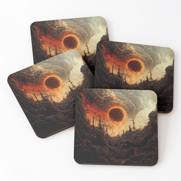 Item preview, Dark Science Fiction Landscape designed and sold by MidnightGallery.