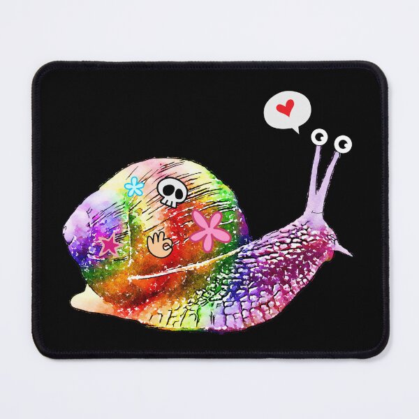 Item preview, Funky Colorful Rainbow Spectrum Cartoon Graffiti Snail Art 1 designed and sold by Cawaiico.