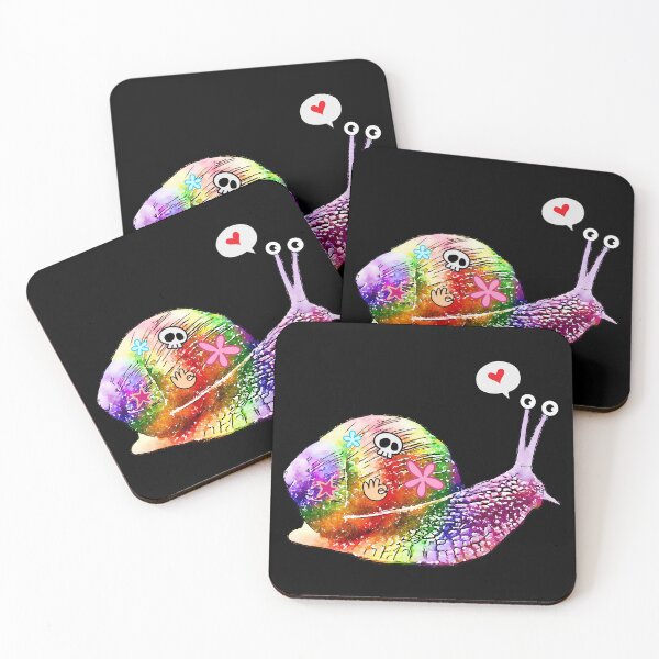 Item preview, Funky Colorful Rainbow Spectrum Cartoon Graffiti Snail Art 1 designed and sold by Cawaiico.