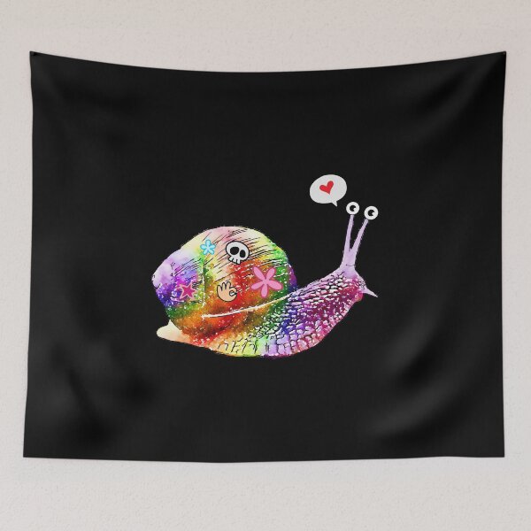 Item preview, Funky Colorful Rainbow Spectrum Cartoon Graffiti Snail Art 1 designed and sold by Cawaiico.