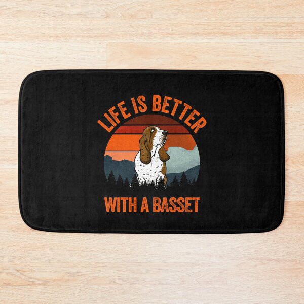 Item preview, Life Is Better With A Basset Vintage Dog Gift  designed and sold by Guarddogdrive.