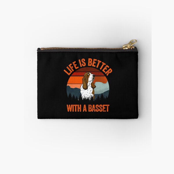 Item preview, Life Is Better With A Basset Vintage Dog Gift  designed and sold by Guarddogdrive.