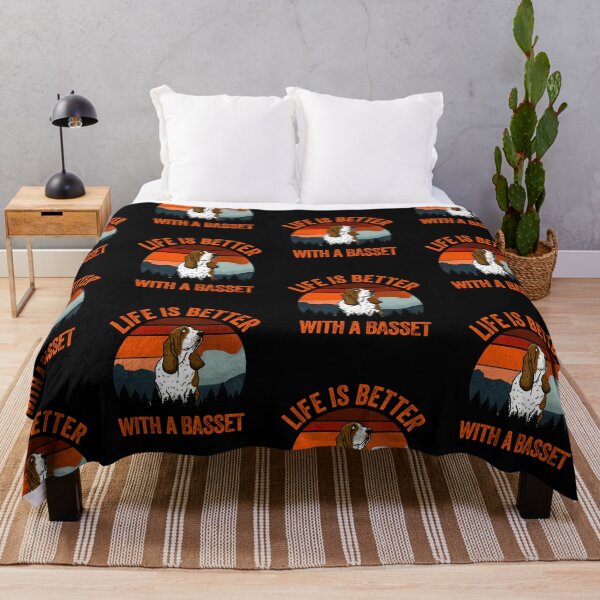 Item preview, Life Is Better With A Basset Vintage Dog Gift designed and sold by Guarddogdrive.