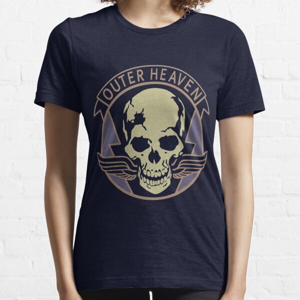 Vista previa del artículo con la obra «Metal Gear Solid Outer Heaven Coloración alternativa Transparente Camiseta esencial», diseñado y vendido por CravenStore99.