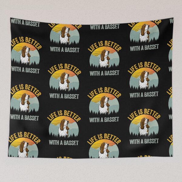 Item preview, Life Is Better With A Basset Summer Dog Gift  designed and sold by Guarddogdrive.
