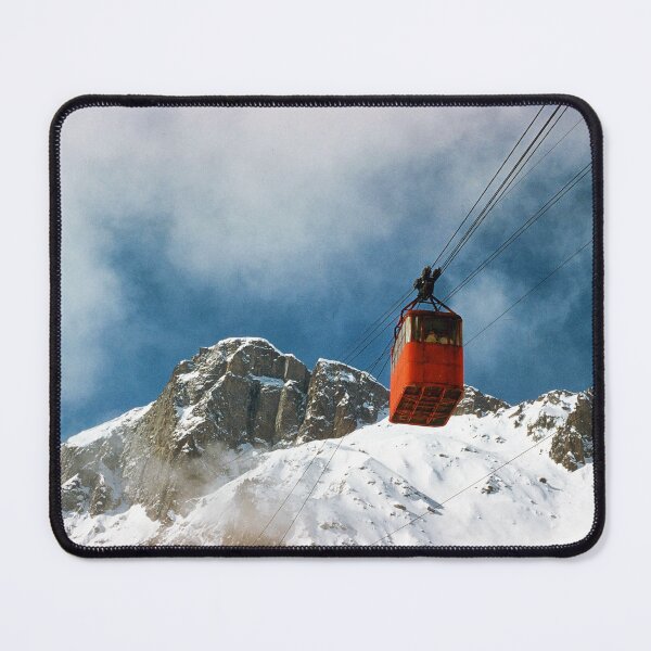 Item preview, 1940s - Red Cable Car, Chamonix, French Alps, France designed and sold by thatwaslife.