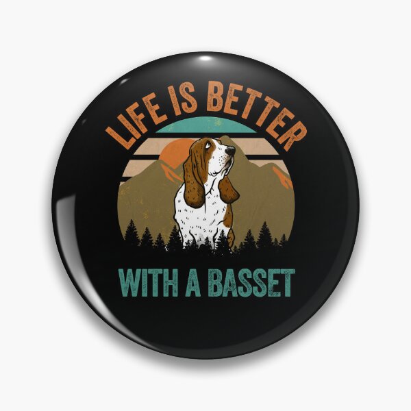 Item preview, Life Is Better With A Basset Hound Rugged Dog Gift  designed and sold by Guarddogdrive.