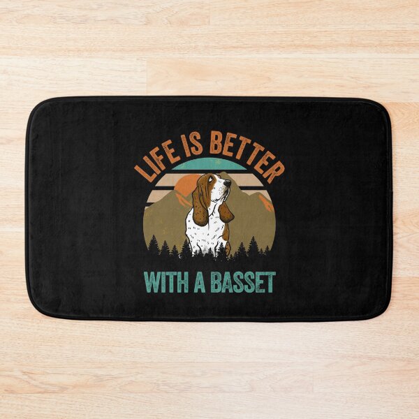 Item preview, Life Is Better With A Basset Hound Rugged Dog Gift  designed and sold by Guarddogdrive.