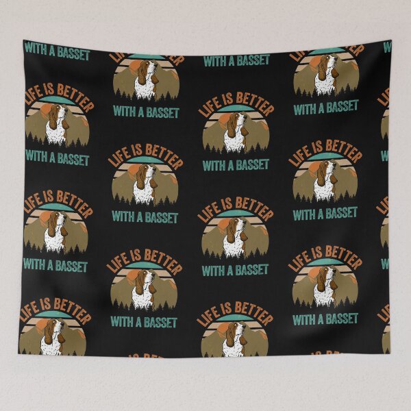Item preview, Life Is Better With A Basset Hound Rugged Dog Gift  designed and sold by Guarddogdrive.