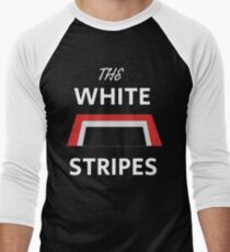 The White Stripes Trapezoid Logo Men's Baseball ¾ T-Shirt