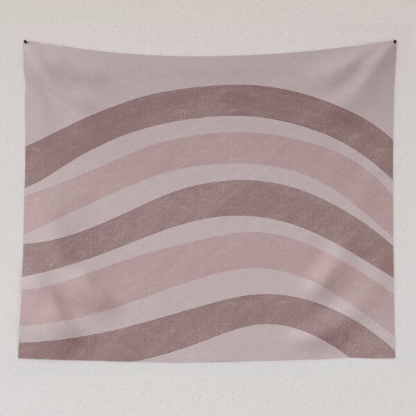 Item preview, Textured Wavy Lines Curvy Stripes Pattern Boho Style Cute Aesthetic Light & Dark Earthy Colors designed and sold by scorpiolane.
