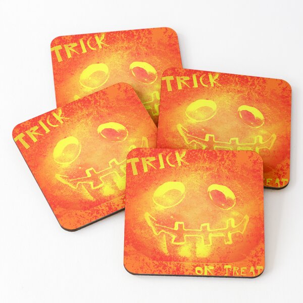 Item preview, Halloween trick or treating trick or treat orange pumpkin designed and sold by REENS_PHOTOS.