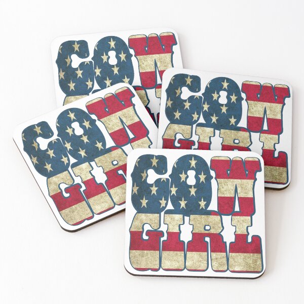Item preview, Cowgirl - Proud To Be An American Reto Print designed and sold by handsoftime2020.