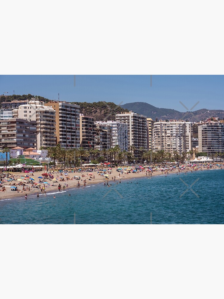 "Malaga beach and waterfront in Spain" Poster for Sale by WorldScenery