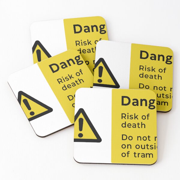 Item preview, Do not ride on the outside of tram designed and sold by Green-over-red.