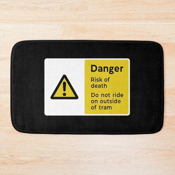 Item preview, Do not ride on the outside of tram designed and sold by Green-over-red.
