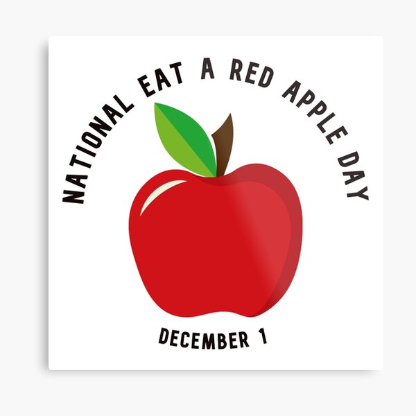 National Eat a Red Apple Day, December 1, Red Apple Day  Greeting