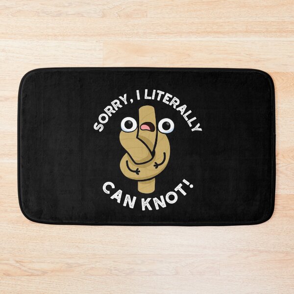 Item preview, I Literally Can Knot Funny Rope Puns (Dark BG) designed and sold by punnybone.