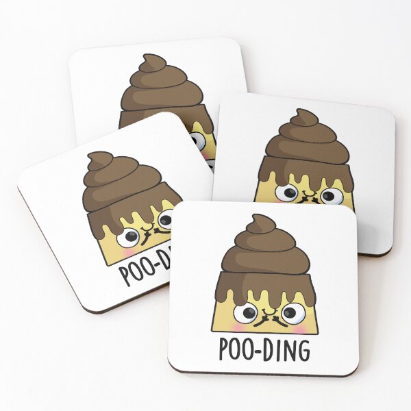 Item preview, Poo-ding Poop Funny Pudding Puns  designed and sold by punnybone.