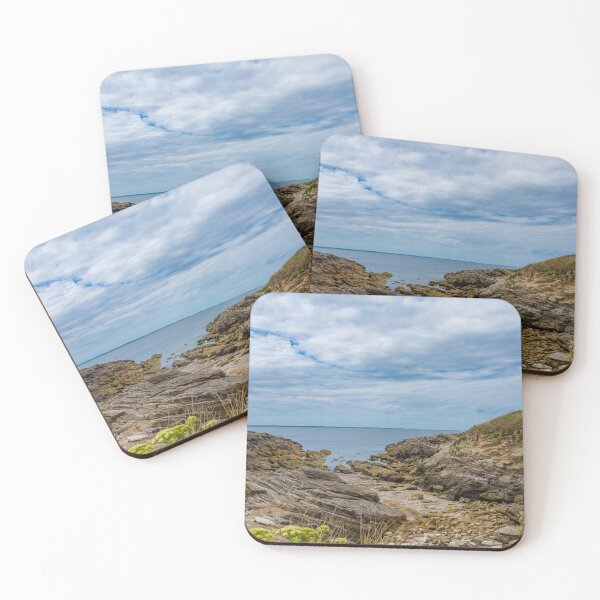 Item preview, cliff beach at low tide designed and sold by OskiOnTour.