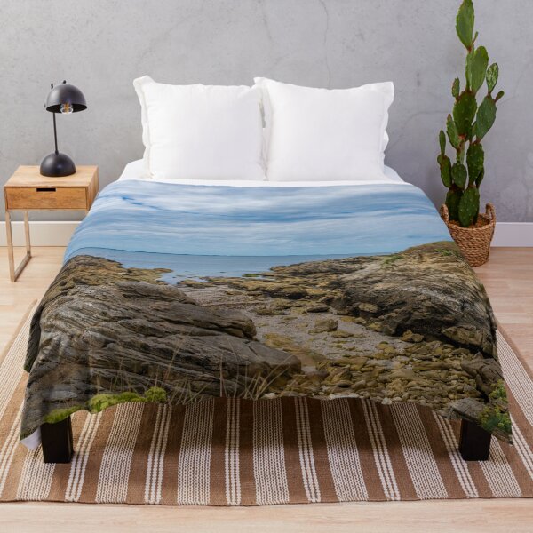 Item preview, cliff beach at low tide designed and sold by OskiOnTour.