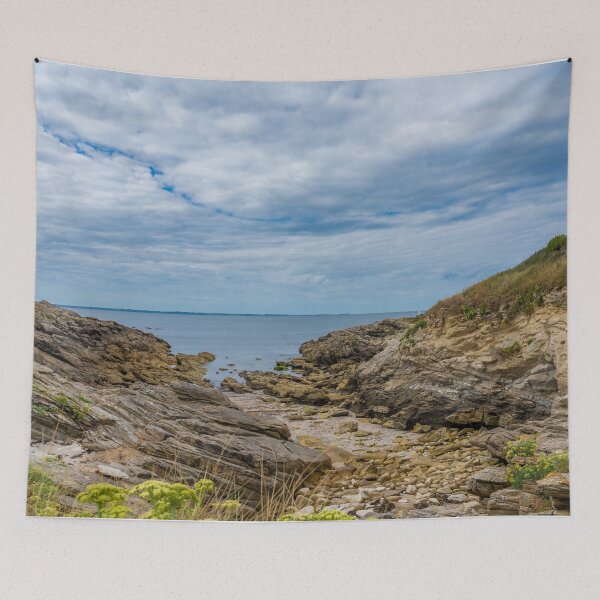 Item preview, cliff beach at low tide designed and sold by OskiOnTour.