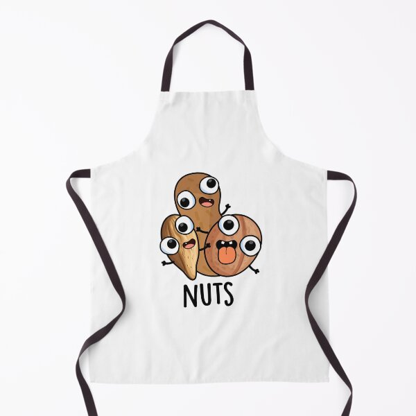 Item preview, Nuts Funny Nutty Food Puns designed and sold by punnybone.