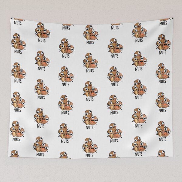 Item preview, Nuts Funny Nutty Food Puns  designed and sold by punnybone.