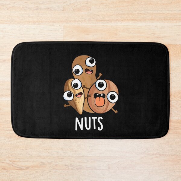 Item preview, Nuts Funny Nutty Food Puns (Dark BG) designed and sold by punnybone.