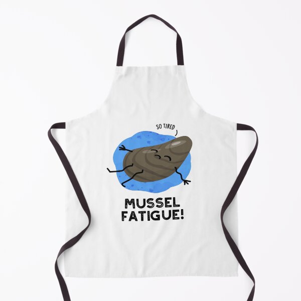 Item preview, Mussel Fatigue Funny Muscle Puns designed and sold by punnybone.