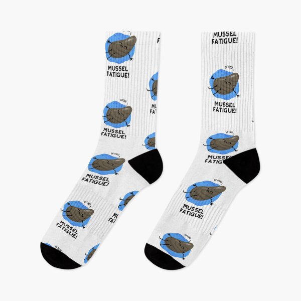 Item preview, Mussel Fatigue Funny Muscle Puns  designed and sold by punnybone.